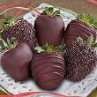 6 Dreamy Dark Chocolate Covered Strawberries