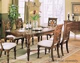 Dining Table Brown Cherry Finish