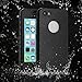 HESGI New Waterproof Shockproof Dirtproof Snowproof Protection Case Cover Only for Apple iPhone 5C Black
