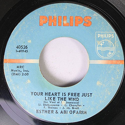 Esther & Abi Ofarim - Esther &amp; Obi Ofarim 45 Rpm Your Heart Is Free Just Like The Wind / Cinderella Rockefella - Zortam Music