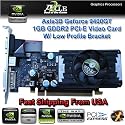 Axle3D Nvidia Geforce 9400 GT 1GB DDR2 PCI Express w/ DVI + VGA + HDTV Out Low Profile Video Card