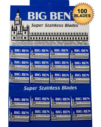 100 BIG BEN SUPER RAZOR BLADES