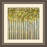 IMAGE OF Different Shades of Green Framed Art Print by Libby Smart, 29.09 in. x 29.09 in. Framed