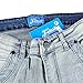 Feinste Men's Slim Fit Distressed Denim Biker Jeans (30W, Light Blue)