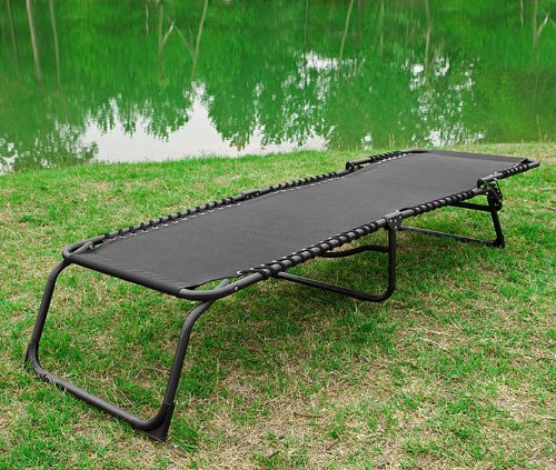 Chaise longue bain de soleil, transat de jardin pliante, chaise de camping, fauteuil relax inclinable, pliable et réglable. So-OGS10-Sch