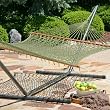 Deluxe WeatherSmart Rope Hammock Color - Light Orange