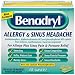 Benadryl Allergy & Sinus Headache - 48 Caplets