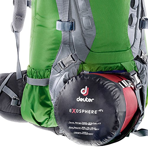 Camping Backpack Review Deuter Aircontact 75+10 Backpack Pine/Anthracite