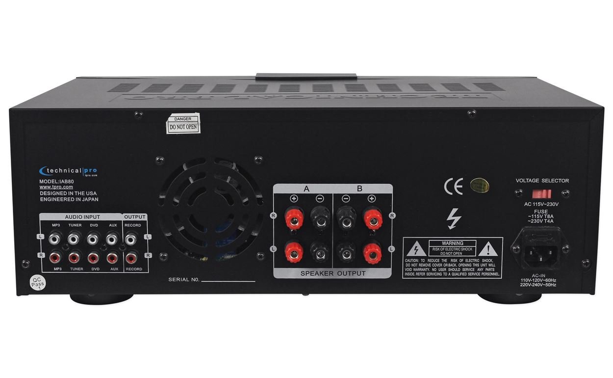 2500W DJ PROFESSIONAL HOME AUDIO DIGITAL STEREO 2 CHANNEL POWER AMP