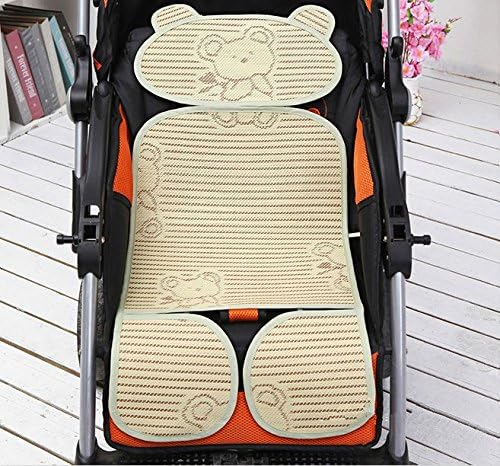 Pure Natural Plant Stroller Seat Pad Cool and Breathe Freely (Coffee)