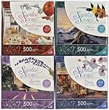 Favor Megabrands Scented Scenes 500 Piece Puzzle Set (Pack of 4)