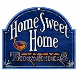 NHL Atlanta Thrashers 10-by-11 inch Wood Sign Home Sweet Home