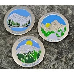 3-er Geocoin Sammlerset Mountains orginal geocaching.com