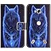 TienJueShi Wolf Book-Style Flip Leather Protector Case Cover Skin Etui Wallet for Doogee S60 lite 5.2 inch