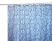 Famous Home Fashions Tiles Vinyl 5-1/2-Gauge Shower Curtain, Blue