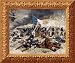 Siege Of Paris Framed Canvas Art By Jean Louis Ernest Meissonier,28.2 In. X 23.8 In. Framed