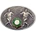 Plymouth Argyle 'The Pilgrims' Football Club English Pewter Oval Belt Buckle