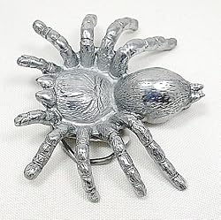Tarantula Spider Pewter Belt Buckle