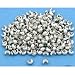 200 Silver Tone Round Crimp Bead Covers Jewelry 5mm