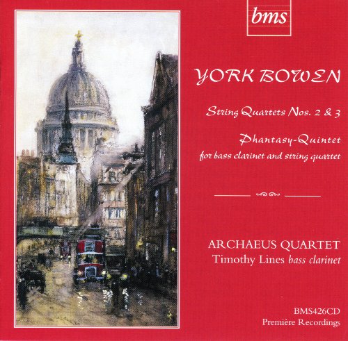 Array York Bowen, String Quartets & Bass-Clarinet Quintet cd cover