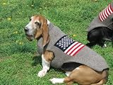 American Flag Patriotic Handmade Wool Dog Sweater