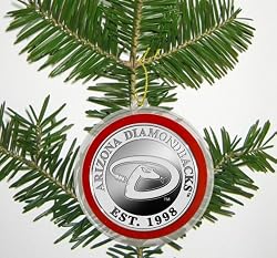 Arizona Diamondbacks Silver Coin Ornament