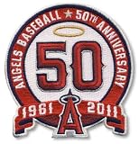 Los Angeles Angels 50th Anniversary 1961-2011 MLB Baseball Jersey Sleeve Patch