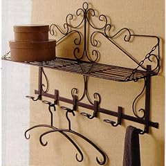 moebel direkt online Wandgarderobe (schwarz, HxBxT 47x67x22 cm)