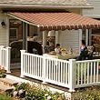 SunSetter Motorized Awning in Woven Fabric