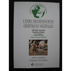 L'enjeu des ressources genetiques vegetales