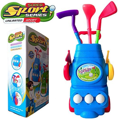 KIDS CHILDS TODDLER PRETEND PLAY SET SPORT GAME GOLF BALL KIT INDOOR OUTDOOR TOY