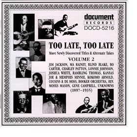 Too Late, Too Late Vol. 2 1897-1935