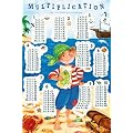 Poster Multiplication Table - Pirate - Gr��e 61 x 91,5 cm - Maxiposter