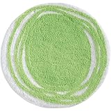 InterDesign Doodle Bedroom and Bathroom Accent  Rug, Lime