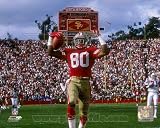 San Francisco 49ers Jerry Rice 8x10 Color Photo GREAT Touchdown Photo