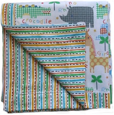 A Blanket for Baby (Premium) - Lions and Rhinos and Crocs Oh My