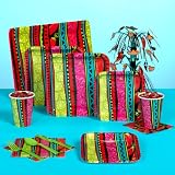 BuySeasons Caliente Stripes Party Kit (8 guests) 203143