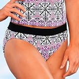 Reef Break Clean Banded Medium Tide Bikini Bottom