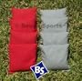 Cornhole Bags Set - 4 Gray & 4 Red