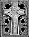 Darice 16-Inch by 20-Inch Velvet Art Set, Geometric Cross