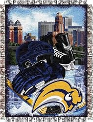 Buffalo Sabres Ice Advantage Blanket/Throw (48"x60") - NHL Hockey Sports Fan Shop