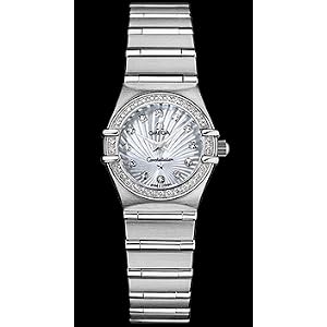 NEW OMEGA CONSTELLATION LADIES MINI WATCH 111.15.23.60.55.001