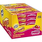 Juicy Fruit Starburst Gum, Strawberry, 1.428 Ounce (Pack of 10)