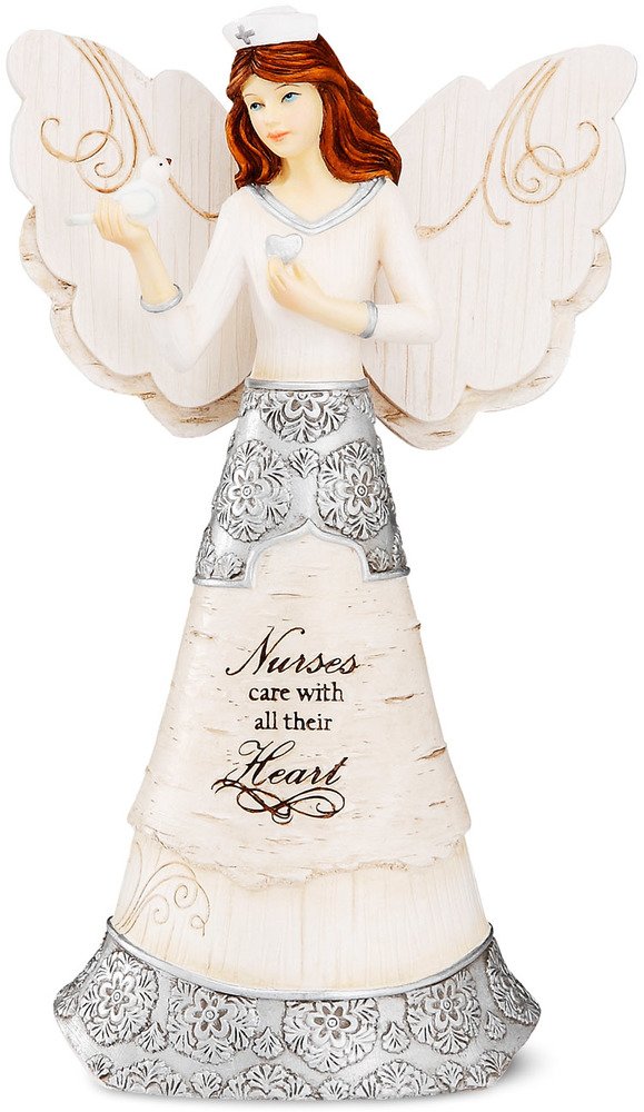 Amazon.com - Nurse Angel Musical Porcelain Figurine Revolving ...