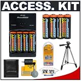 Deluxe Accessory Kit with Charger  8 AA Rechargeable Batteries + Tripod + Cameta Bonus Accessory Kit for Kodak EasyShare Z650, ZD710, Z712 IS, Z812 IS, Z885, Z1275  Z1285 Digital Cameras