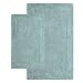Chesapeake 2-Piece 21-Inch by 34-Inch and 24-Inch by 40-Inch Bella Napoli Rug Set, Moonstone