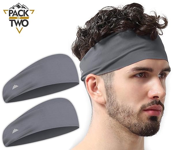 Mens Headband Running Sweat Head Bands For Sports Athletic
