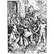 Albrecht Durer (Follow the "Grand Passion" scene: The presentation of Christ) Art Poster Print - 13x19