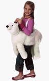 Plush Ride-On Polar Bear Costume