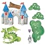 Wallies 15200 Medieval Times Wallpaper Mural, 2-Sheet